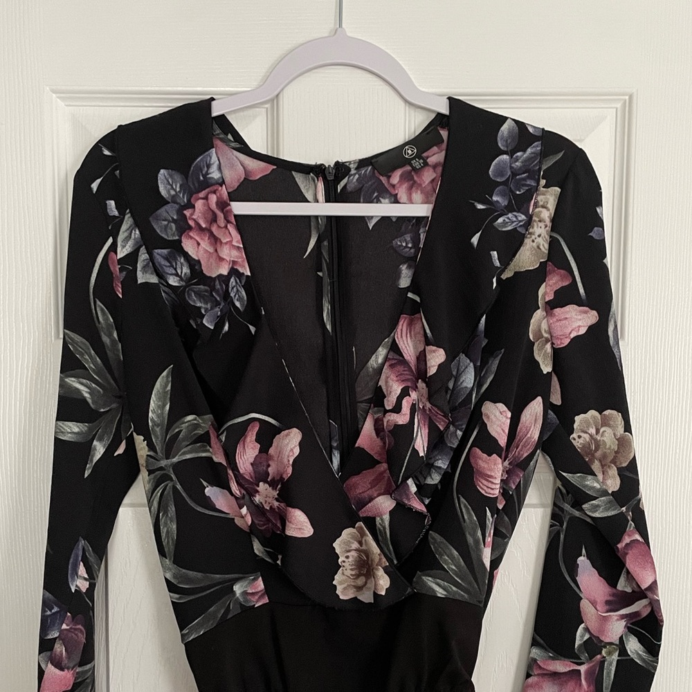 Misguided Floral Bodysuit